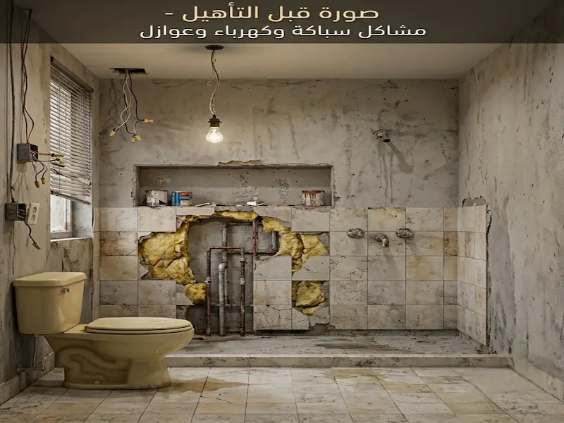 قبل الترميم حي النخيل